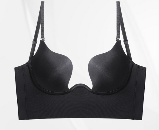 Sexy U-Back Hidden Back Push-Up Bra for Women