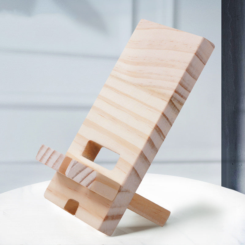 Mobile Desktop Support Wooden Lazy Universal Support