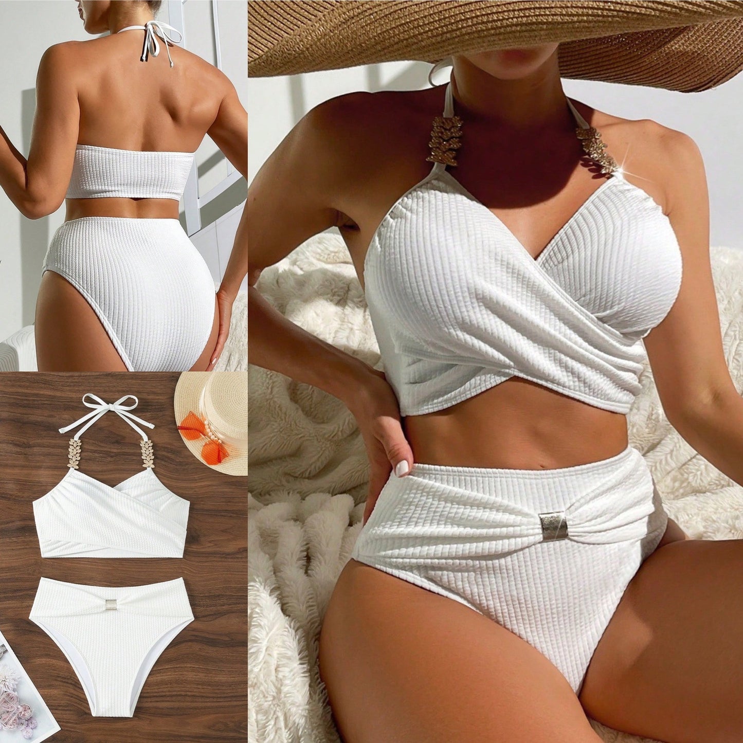 Push-up Bikini With A Cleavage-enhancing Design