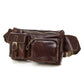 Men's Waist Bag Waist Chest Bag Retro First Layer Cowhide Leather Men's Bag
