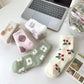 Coral Fleece Thickened Warm Colorful Cartoon Fruit Socks