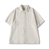 Short Sleeve Shirt with Patch Pocket Design