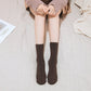 Warm Socks Fleece Lined Thickened Men Women Color Floor Socks