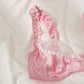 Pure Desire Lace Flower High-Quality Three-Piece Sexy Underwear Set