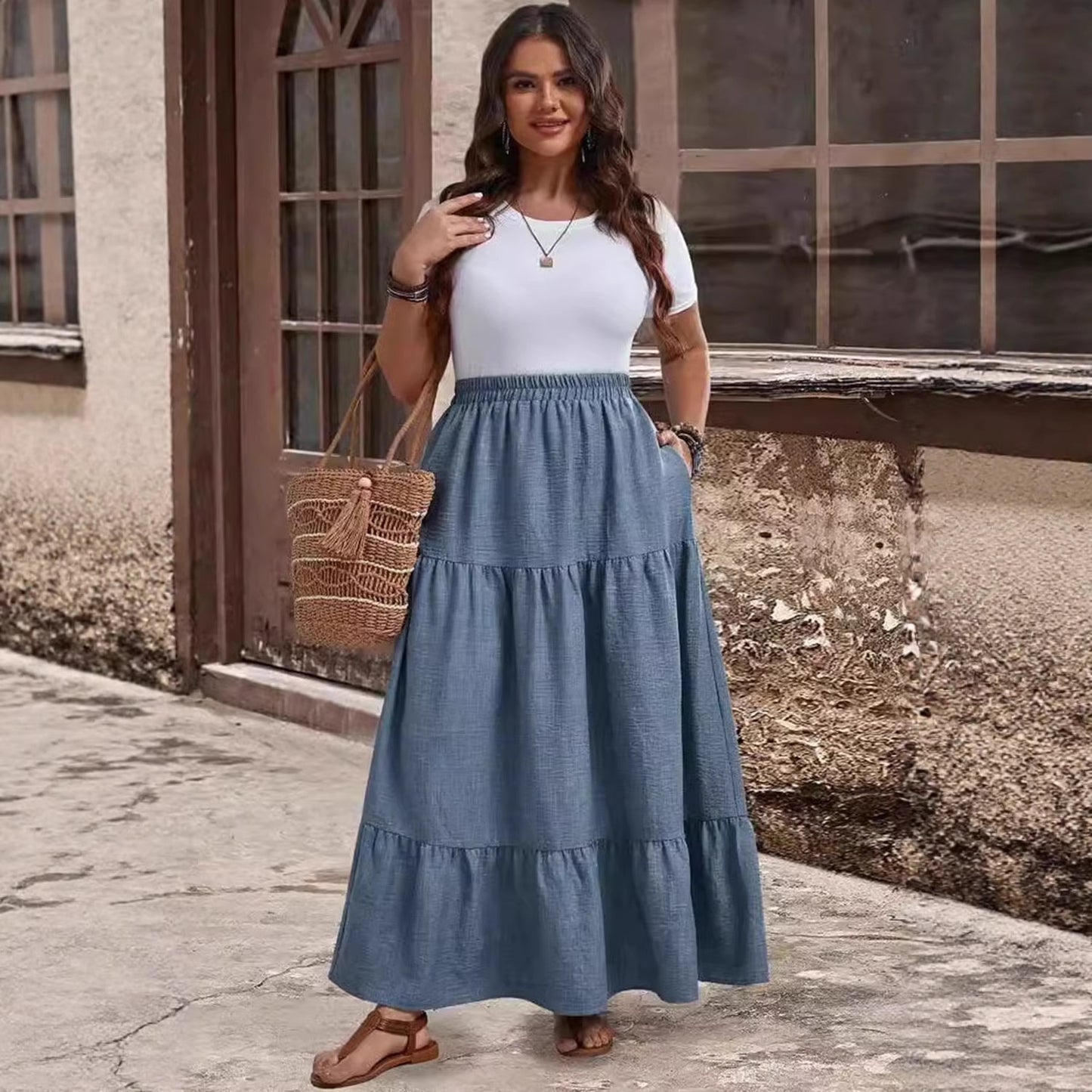 Casual And Comfortable Skirt Perfect For Vacations Travel And Everyday Wear