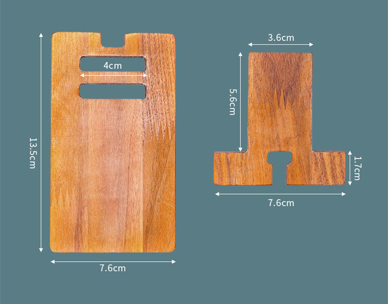 Mobile Desktop Support Wooden Lazy Universal Support