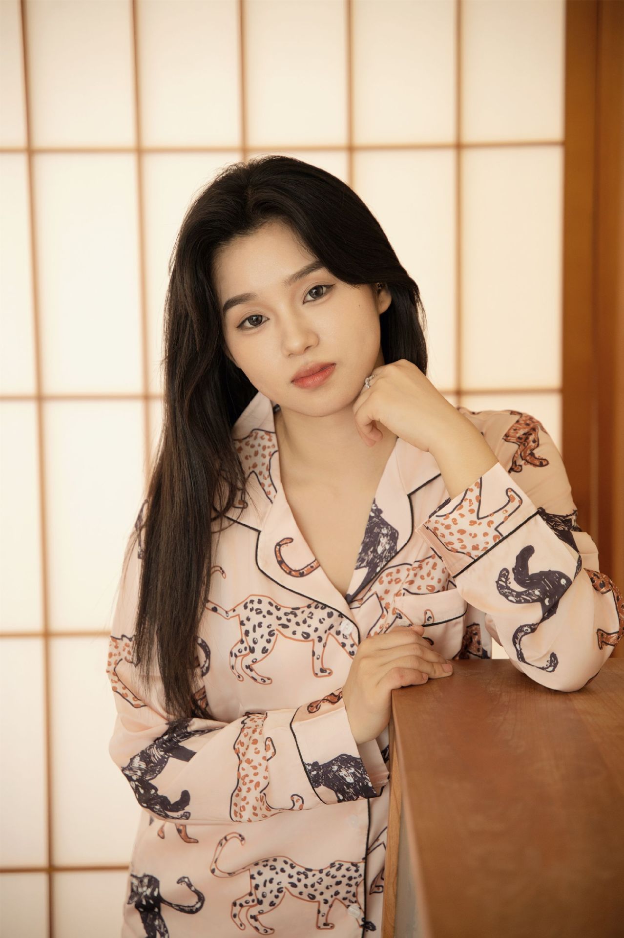 Women's High-grade Light Luxury Ice Silk Pajamas