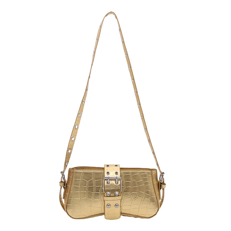 Heavy-metal-style Underarm Bag Perfect For Everyday Shoulder Wear